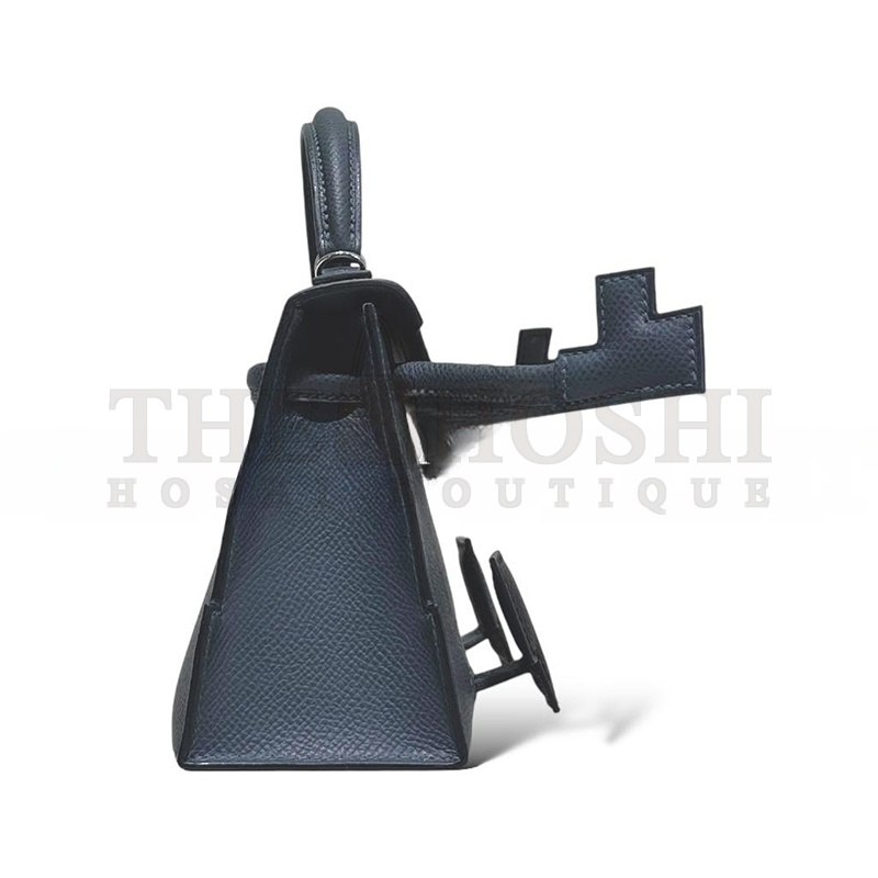 H**me5 KELLY DOLE PICTO GRIS MISTY EPSOM 620584 (18*15*6cm) Master Quality